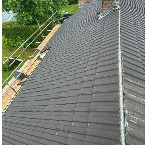 Recent roofing project