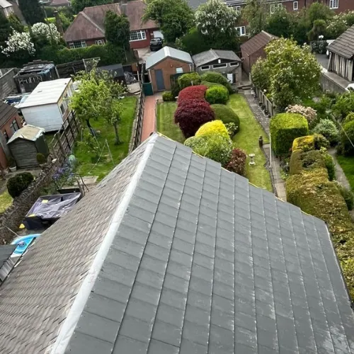 Recent roofing project